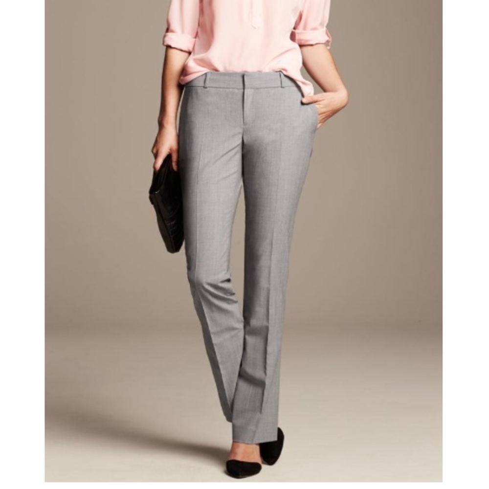 Banana Republic Martin Fit Lightweight Wool Trousers